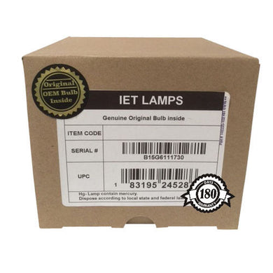 IET Genuine OEM Original Replacement Lamp for NEC PA621X+ Projector (Power by Philips)